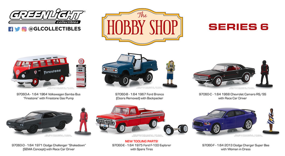 The Hobby Shop Series 6 Greenlight 97060 1/64 