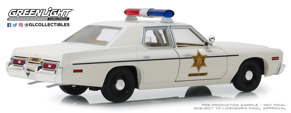 Dodge Mónaco Hazzard County Sheriff (1975) Greenlight 84094 1/24 
