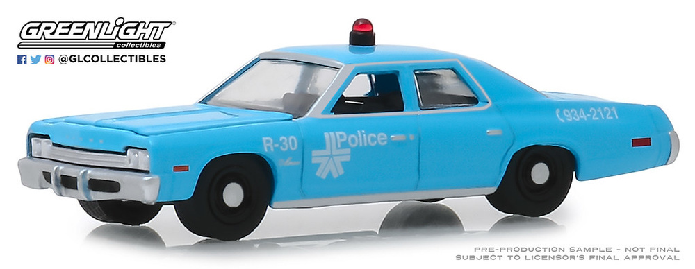 Dodge Monaco Policia de Montreal, Canadá (1965) Greenlight 42890A 1/64 
