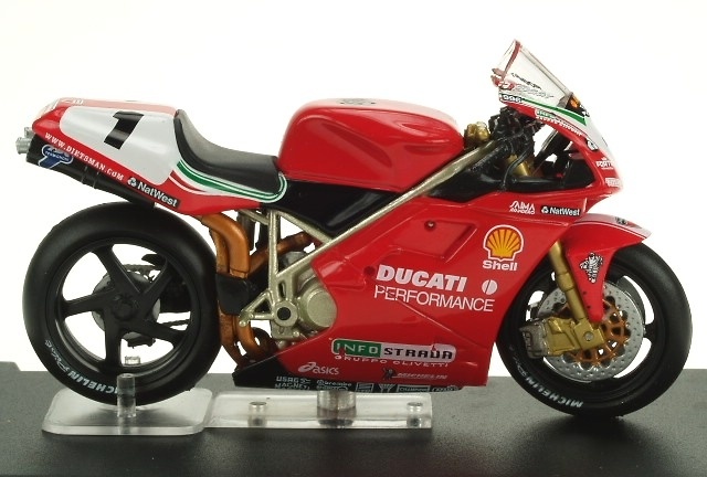 Ducati 996 nº 1 Carl Fogarty (1999) Altaya 702649 1/24 