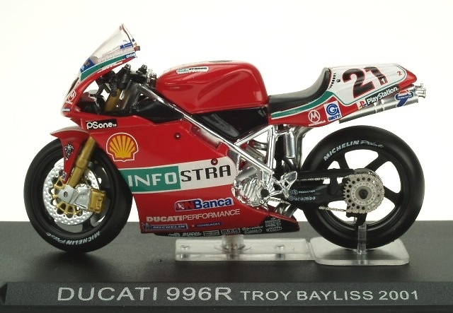 Ducati 996R nº 21 Troy Bayliss (2001) Altaya 702748 1/24 