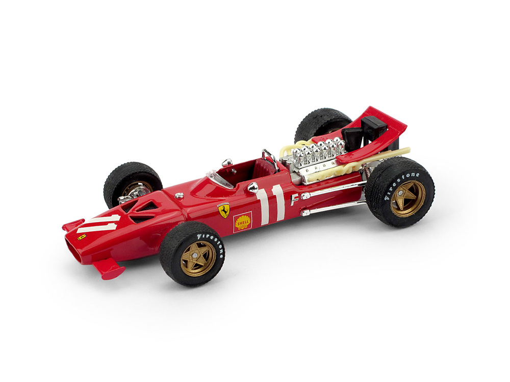 Ferrari 312 F1 GP. Montecarlo nº 11 Chris Amon (1969) Brumm 1/43 