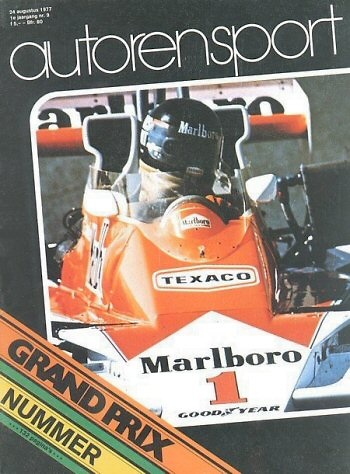 Poster del GP. F1 de Holanda de 1977 