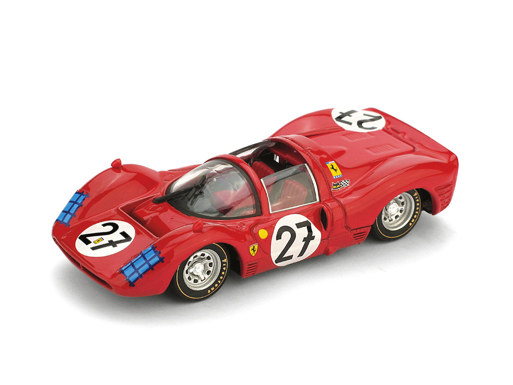 Ferrari 330P3 Spyder Le Mans nº 27 Rodriguez - Ginther Escuderia N.A.R.T. (1966) Brumm R158 1/43 