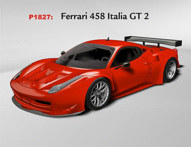 Ferrari 458 Italia GT2 (2011) BBR P1827 1/18 