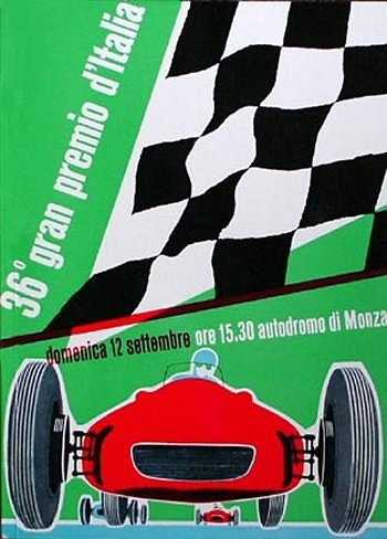 Poster del GP. F1 de Italia de 1965 
