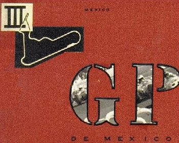 Poster del GP. F1 de México de 1964 