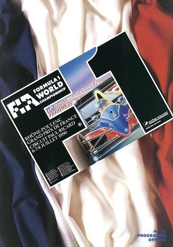 Poster del GP. F1 de Francia de 1990 