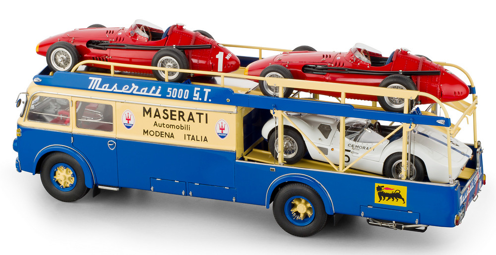 Fiat 642 RN2 Bartoletti Camión de Transporte Maserati (1957) CMC M097 1/18 