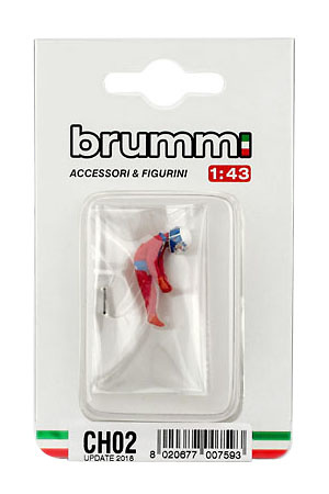 Figura Didier Pironi (1982) Brumm CH02-UPD 1/43 