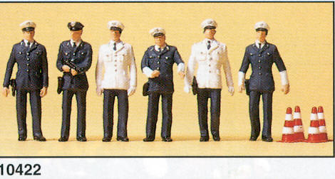 Figuras Policia Alemana BRD Preiser 10422 1/87 