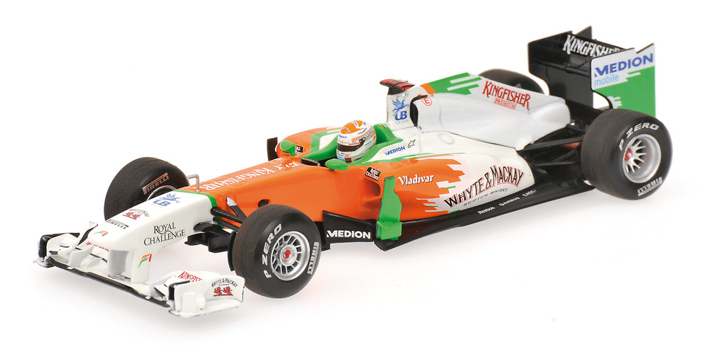 Force India VJM04 nº 14 Adrian Sutil (2011) Minichamps 410110014 1/43 