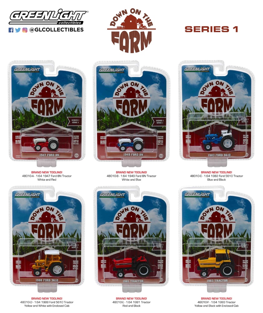 Down on the Farm Serie 1 (2018) Greenlight 48010 1/64 