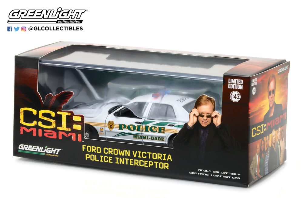 Ford Crown Victoria Interceptor Policia Miami-Dade 