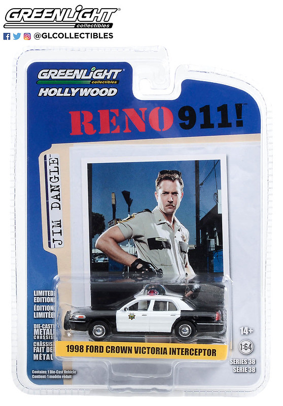 Ford Crown Victoria Police Interceptor - Reno 911! (1998) Greenlight 44980B 1/64 