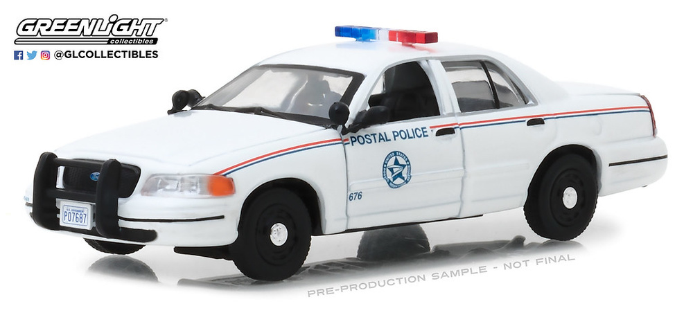 Ford Crown Victoria Policia Postal de EEUU (USPS) (2010) Greenlight 86523 1/43 