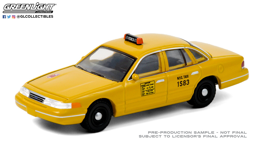 Ford Crown Victoria Taxi de Nueva York (1994) Greenlight 30206 1/64 