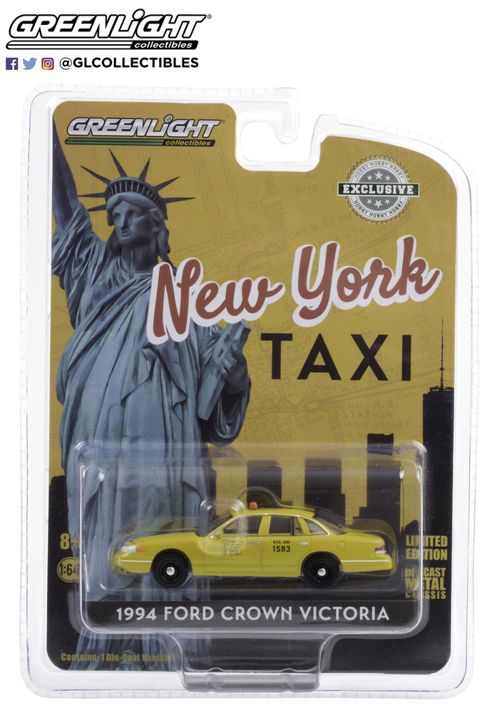 Ford Crown Victoria Taxi de Nueva York (1994) Greenlight 30206 1/64 