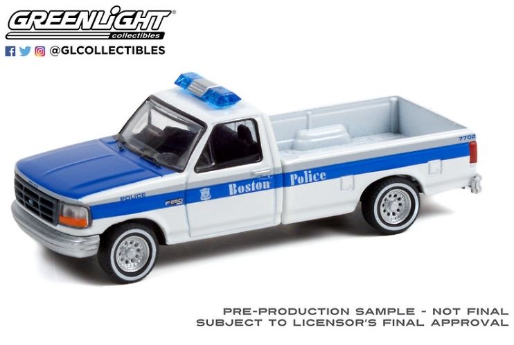 Ford F-250 - Policia Boston (1995) Greenlight 42980C 1/64 
