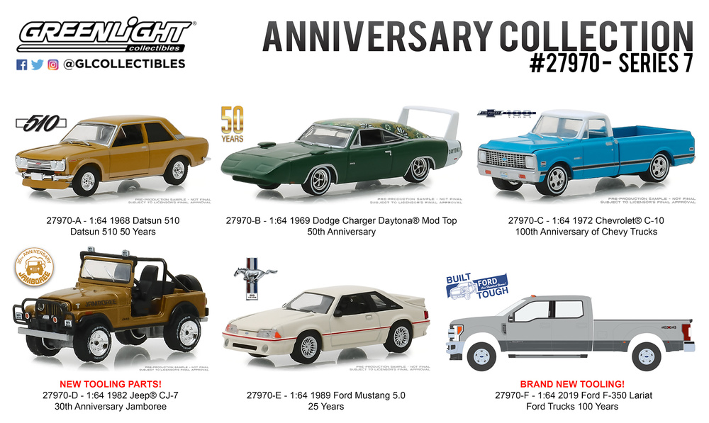 Anniversary Collection Serie 7 (2019) Greenlight 27970 1/64 
