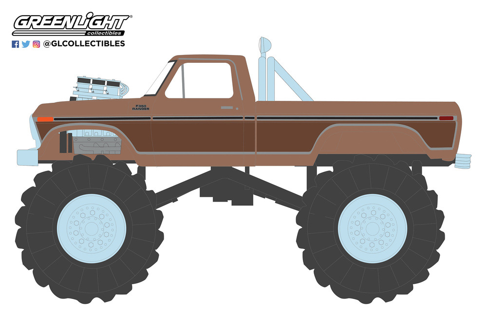 Ford F-350 Monster Truck (1978) Greenlight 49050A 1/64 