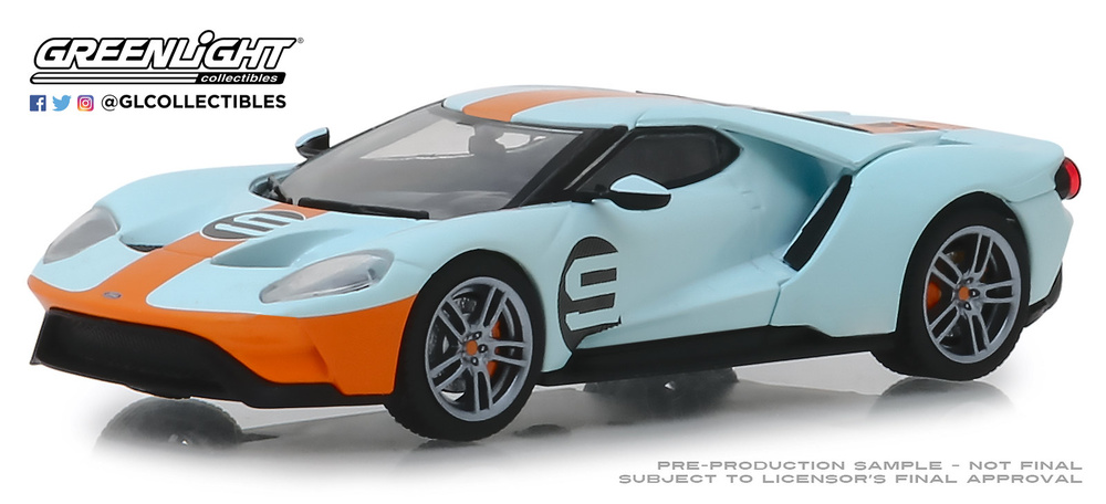 Ford GT Heritage nº 9 (2019) Greenlight 86159 1/43 
