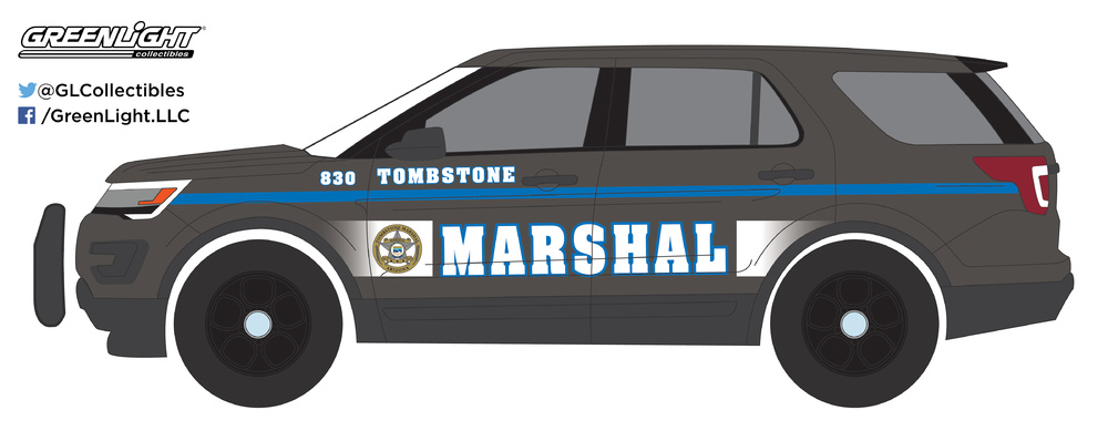 Ford Interceptor Utility - Tombstone Arizona Marshal (2016) Greenlight 42830E 1/64 