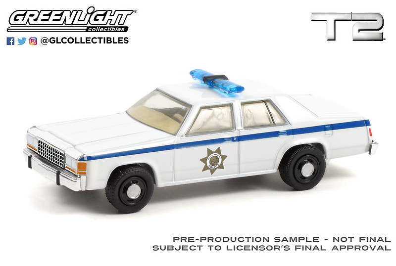 Ford LTD Crown Victoria Police (1983) - Terminator 2: Judgment Day Greenlight 44920D 1/64 
