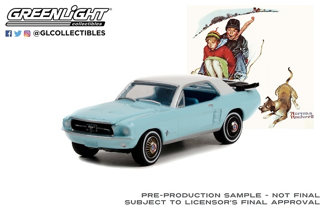 Ford Mustang Coupe - Norman Rockwell (1967) Greenlight 54060D 1/64 