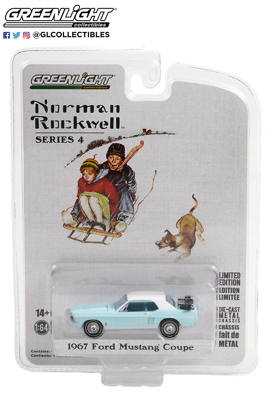 Ford Mustang Coupe - Norman Rockwell (1967) Greenlight 54060D 1/64 