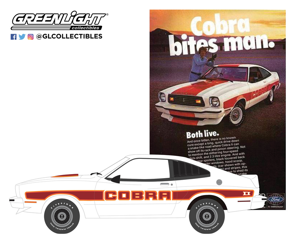 Ford Mustang II Cobra II “Cobra Bites Man. Both Live