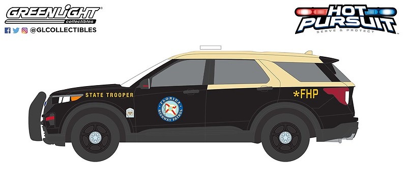 Ford Police Interceptor Utility - Patrulla Estatal de carreteras de Florida (2021) Greenlight 42990F 1/64 