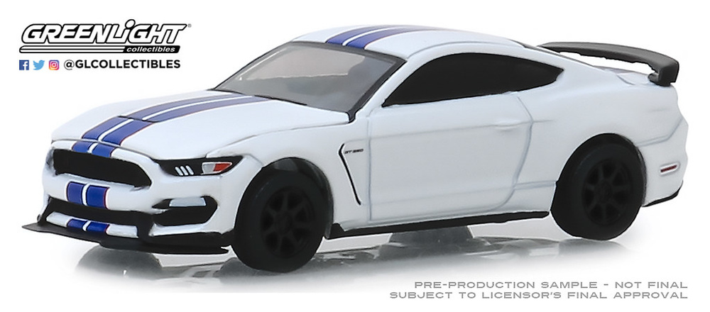 Ford Shelby GT350R Chais 001 Barret Jackson Lote nº 3008 (2015) Greenlight 37180F 1/64 