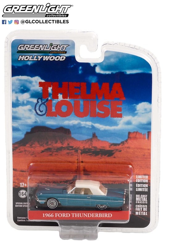 Ford Thunderbird Convertible con techo (1966) Thelma & Louise (1991) Greenlight 44945A 1/64 