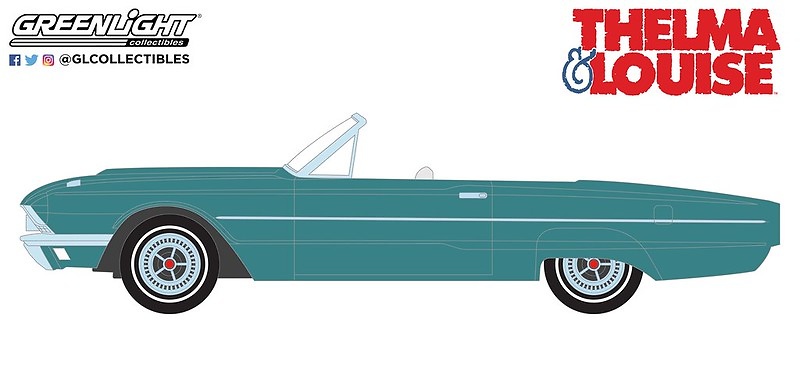 Ford Thunderbird Descapotado - Thelma & Louise (1966) Greenlight 44940E 1/64 