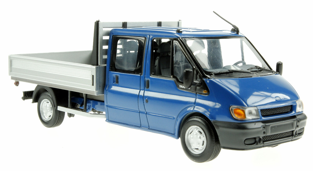 Ford Transit Doble Cabina con caja (2000) Minichamps 430089100 1/43 