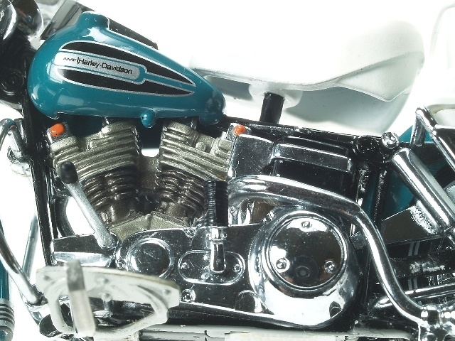 Harley Davidson Electra Glide (1972) Franklin Mint B11WC24 1/24