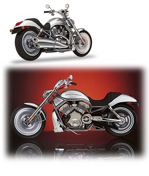 Harley Davidson VRSCA V-Rod (2002) Franklin Mint B11B990 1/10 