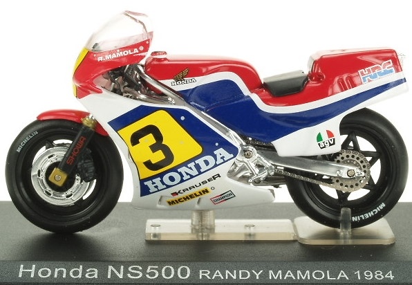 Honda NS500 nº 3 Randy Mamola (1984) Altaya 703004 1/24 