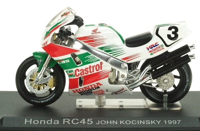 Honda RC45 nº 3 John Kocinsky (1997) Altaya 702854 1/24 