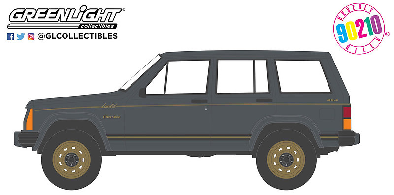 Jeep Cherokee - Beverly Hills (1990) Greenlight 44930A 1/64 