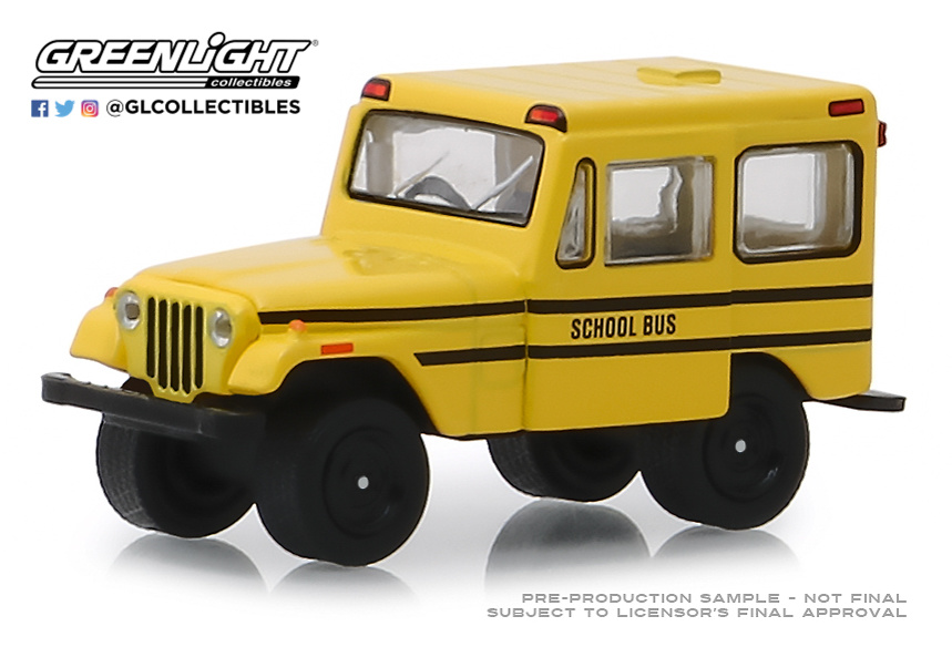 Jeep DJ-5 Autobús Escolar (1974) Greenlight 30065 1/64 