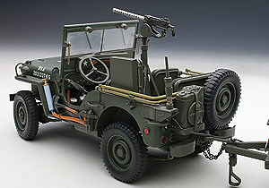 Jeep Willys con remolque (1945) Autoart 74016 1:18 