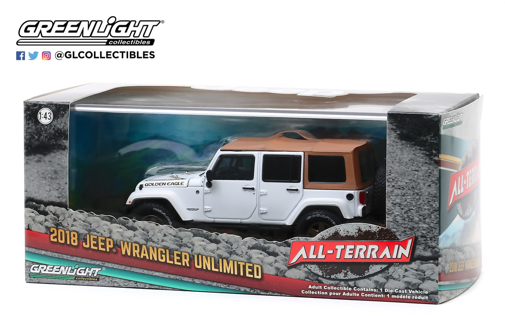 Jeep Wrangler Unlimited - Águila dorada (2018) Greenlight 86173 1/43 