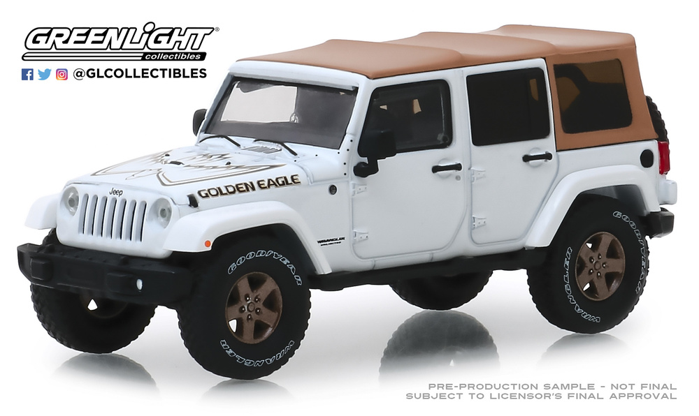 Jeep Wrangler Unlimited - Águila dorada (2018) Greenlight 86173 1/43 