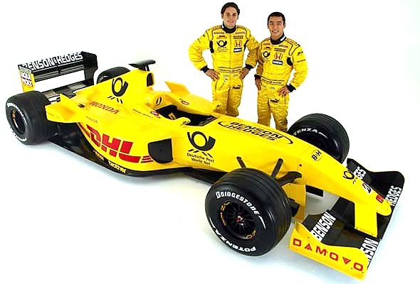 Jordan EJ12 nº 10 Takuma Sato (2002) Matel 54629 1/18