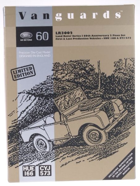 Land Rover Serie I 80 (60 Aniversario) Set de 2 u. (1953) Corgi LR3002 1/43 