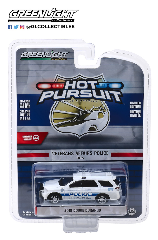Lote de 6 unidades Hot Pursuit Series 33 Greenlight 42900 1/64 