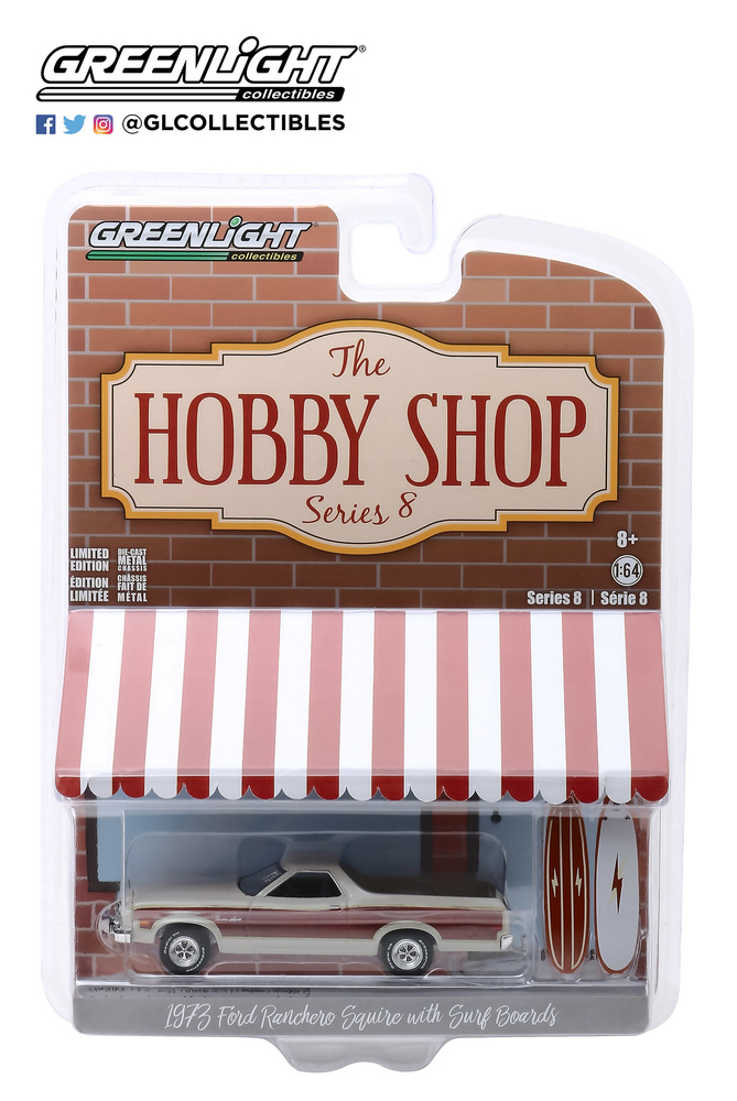 Lote de 6 unidades The Hobby Shop Series 8 Greenlight 97080 1/64 