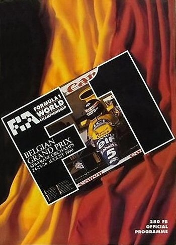 Poster GP. F1 Bélgica 1990 